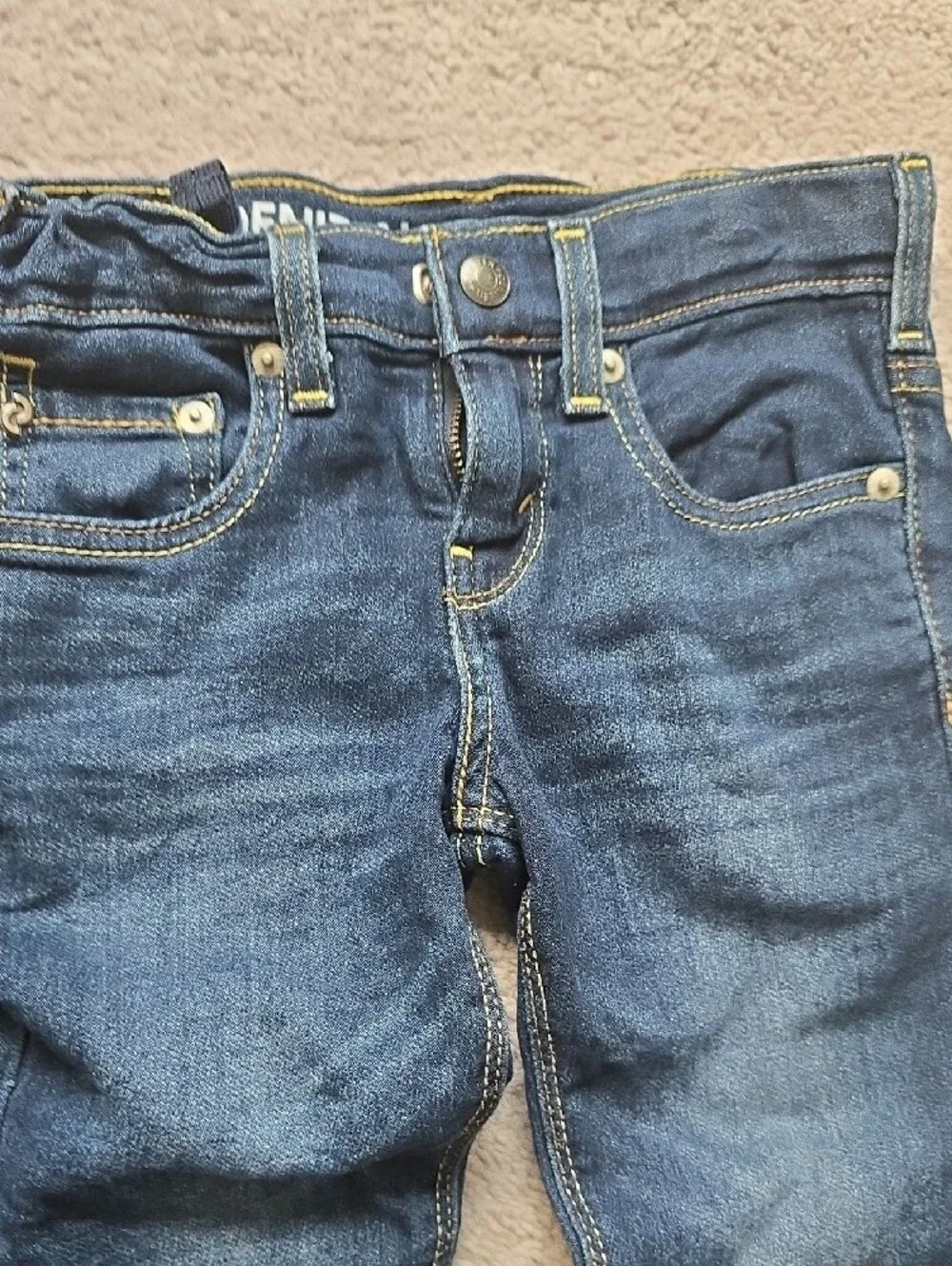 The Children's Place Black & Dark Blue Kids Jeans and Leggings Set